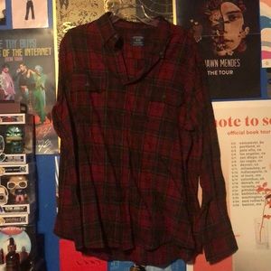 Faded Glory Red Flannel